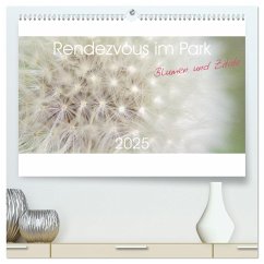 Rendezvous im Park (hochwertiger Premium Wandkalender 2025 DIN A2 quer), Kunstdruck in Hochglanz