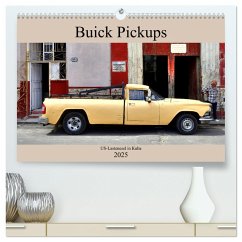 Buick Pickups - US-Lastenesel in Kuba (hochwertiger Premium Wandkalender 2025 DIN A2 quer), Kunstdruck in Hochglanz