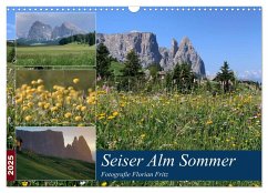 Seiser Alm Sommer (Wandkalender 2025 DIN A3 quer), CALVENDO Monatskalender - Calvendo;Fritz, Floian