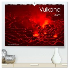 Vulkane 2025 (hochwertiger Premium Wandkalender 2025 DIN A2 quer), Kunstdruck in Hochglanz