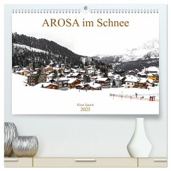 AROSA im Schnee (hochwertiger Premium Wandkalender 2025 DIN A2 quer), Kunstdruck in Hochglanz