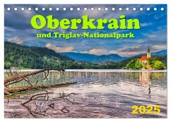 Oberkrain und Triglav-Nationalpark (Tischkalender 2025 DIN A5 quer), CALVENDO Monatskalender
