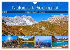 Naturpark Riedingtal (Wandkalender 2025 DIN A4 quer), CALVENDO Monatskalender
