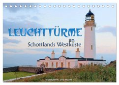 Leuchttürme an Schottlands Westküste (Tischkalender 2025 DIN A5 quer), CALVENDO Monatskalender - Calvendo;Haafke, Udo