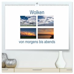 Wolken von morgens bis abends (hochwertiger Premium Wandkalender 2025 DIN A2 quer), Kunstdruck in Hochglanz - Calvendo;Seidl, Hans