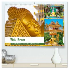 Wat Krom - buddhistischer Tempel in Sihanoukville (hochwertiger Premium Wandkalender 2025 DIN A2 quer), Kunstdruck in Hochglanz