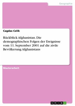Rückblick Afghanistan. Die demographischen Folgen der Ereignisse vom 11. September 2001 auf die zivile Bevölkerung Afghanistans - Celik, Cagdas