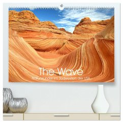 The Wave: Naturwunder im Südwesten der USA (hochwertiger Premium Wandkalender 2025 DIN A2 quer), Kunstdruck in Hochglanz