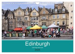 Edinburgh - Lebendige Metropole (Wandkalender 2025 DIN A4 quer), CALVENDO Monatskalender - Calvendo;Becker, Thomas