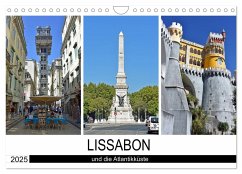 LISSABON und die Atlantikküste (Wandkalender 2025 DIN A4 quer), CALVENDO Monatskalender