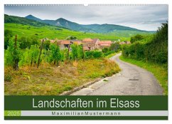 Landschaften im Elsass (Wandkalender 2025 DIN A2 quer), CALVENDO Monatskalender - Calvendo