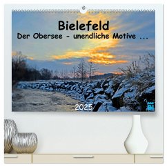 Bielefeld - Der Obersee - unendliche Motive... (hochwertiger Premium Wandkalender 2025 DIN A2 quer), Kunstdruck in Hochglanz