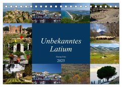Unbekanntes Latium (Tischkalender 2025 DIN A5 quer), CALVENDO Monatskalender - Calvendo;Fritz, Florian