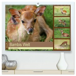 Bambis Welt (hochwertiger Premium Wandkalender 2025 DIN A2 quer), Kunstdruck in Hochglanz - Calvendo;Hultsch, Heike