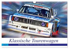 Klassische Tourenwagen - Rasante Digital Arts von Jean-Louis Glineur (Wandkalender 2025 DIN A3 quer), CALVENDO Monatskalender