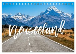 Neuseeland - Am Ende der Welt (Tischkalender 2025 DIN A5 quer), CALVENDO Monatskalender