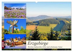 Erzgebirge - Reiches kulturelles Erbe und erholsame Natur (Wandkalender 2025 DIN A2 quer), CALVENDO Monatskalender