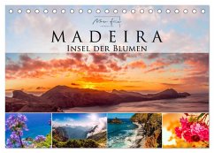 Madeira - Insel der Blumen 2025 (Tischkalender 2025 DIN A5 quer), CALVENDO Monatskalender