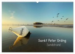 Sankt Peter Ording Sandstrand (Wandkalender 2025 DIN A2 quer), CALVENDO Monatskalender