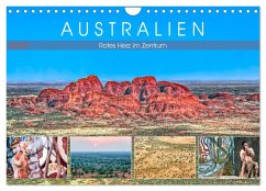 Australien - Rotes Herz im Zentrum (Wandkalender 2025 DIN A4 quer), CALVENDO Monatskalender - Calvendo;Meyer, Dieter