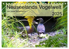 Neuseelands Vogelwelt (Tischkalender 2025 DIN A5 quer), CALVENDO Monatskalender - Calvendo;Bürschgens, Isabel