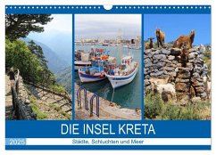 Die Insel Kreta - Städte, Schluchten und Meer (Wandkalender 2025 DIN A3 quer), CALVENDO Monatskalender - Calvendo;Frost, Anja