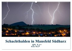 Schachtanlagen in Mansfeld Südharz (Wandkalender 2025 DIN A2 quer), CALVENDO Monatskalender