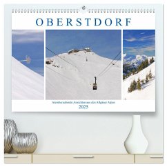 Oberstdorf. Atemberaubende Ansichten aus den Allgäuer Alpen (hochwertiger Premium Wandkalender 2025 DIN A2 quer), Kunstdruck in Hochglanz