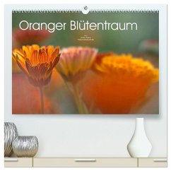 Oranger Blütentraum (hochwertiger Premium Wandkalender 2025 DIN A2 quer), Kunstdruck in Hochglanz