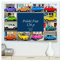 Polski Fiat 126p - Kult auf Kuba (hochwertiger Premium Wandkalender 2025 DIN A2 quer), Kunstdruck in Hochglanz