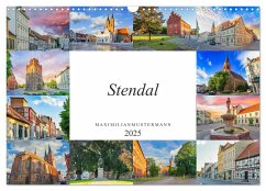Stendal Impressionen (Wandkalender 2025 DIN A3 quer), CALVENDO Monatskalender
