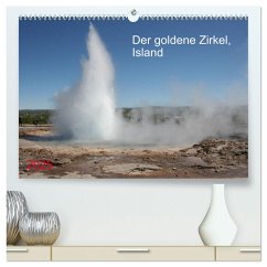 Der goldene Zirkel, Island (hochwertiger Premium Wandkalender 2025 DIN A2 quer), Kunstdruck in Hochglanz - Calvendo;Brunhilde Kesting, Margarete