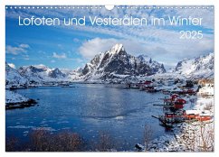 Lofoten und Vesterålen im Winter (Wandkalender 2025 DIN A3 quer), CALVENDO Monatskalender - Calvendo;Haardiek, Clemens