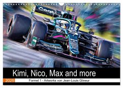 Kimi, Nico, Max and more (Wandkalender 2025 DIN A3 quer), CALVENDO Monatskalender