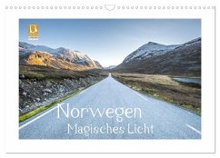Norwegen Magisches Licht (Wandkalender 2025 DIN A3 quer), CALVENDO Monatskalender