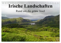 Irische Landschaften - Rund um die grüne Insel (Tischkalender 2025 DIN A5 quer), CALVENDO Monatskalender