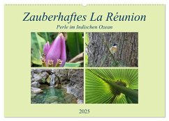 Zauberhaftes La Reúnion - Perle im Indischen Ozean (Wandkalender 2025 DIN A2 quer), CALVENDO Monatskalender