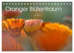 Oranger Blütentraum (Tischkalender 2025 DIN A5 quer), CALVENDO Monatskalender