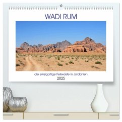 WADI RUM, die einzigartige Felswüste in Jordanien (hochwertiger Premium Wandkalender 2025 DIN A2 quer), Kunstdruck in Hochglanz - Calvendo;Senff, Ulrich