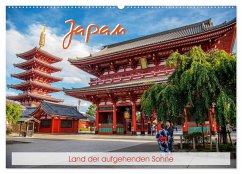 Japan - Land der aufgehenden Sonne (Wandkalender 2025 DIN A2 quer), CALVENDO Monatskalender