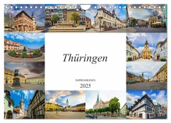 Thüringen Impressionen (Wandkalender 2025 DIN A4 quer), CALVENDO Monatskalender