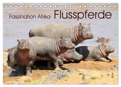 Faszination Afrika: Flusspferde (Tischkalender 2025 DIN A5 quer), CALVENDO Monatskalender - Calvendo;Weiß, Elmar