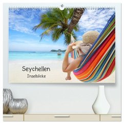 Seychellen Inselblicke (hochwertiger Premium Wandkalender 2025 DIN A2 quer), Kunstdruck in Hochglanz - Calvendo;Sturm, Jenny