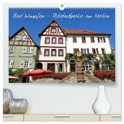 Bad Wimpfen - Altstadtperle am Neckar (hochwertiger Premium Wandkalender 2025 DIN A2 quer), Kunstdruck in Hochglanz