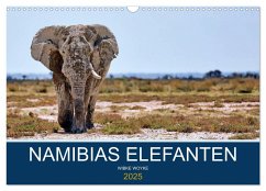 Namibias Elefanten (Wandkalender 2025 DIN A3 quer), CALVENDO Monatskalender - Calvendo;Woyke, Wibke