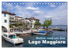 Motive rund um den See Lago Maggiore (Tischkalender 2025 DIN A5 quer), CALVENDO Monatskalender