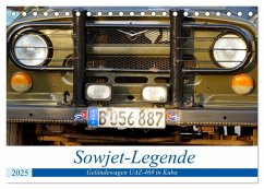Sowjet-Legende - Der Geländewagen UAZ-469 in Kuba (Tischkalender 2025 DIN A5 quer), CALVENDO Monatskalender - Calvendo;Löwis of Menar, Henning von