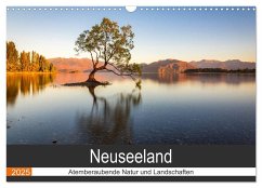 Neuseeland - Atemberaubende Natur und Landschaften (Wandkalender 2025 DIN A3 quer), CALVENDO Monatskalender - Calvendo;Hartmann, Torsten