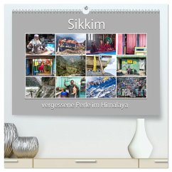 Sikkim - vergessene Perle im Himalaya (hochwertiger Premium Wandkalender 2025 DIN A2 quer), Kunstdruck in Hochglanz - Calvendo;Watzingere, Max