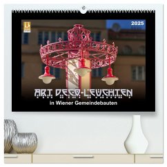 Art Déco-Leuchten (hochwertiger Premium Wandkalender 2025 DIN A2 quer), Kunstdruck in Hochglanz